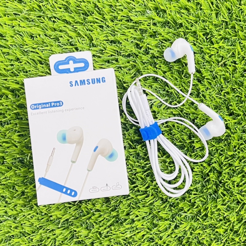 Handfree Pro 3 Samsung Mega Bass Stereo Headset + Mic