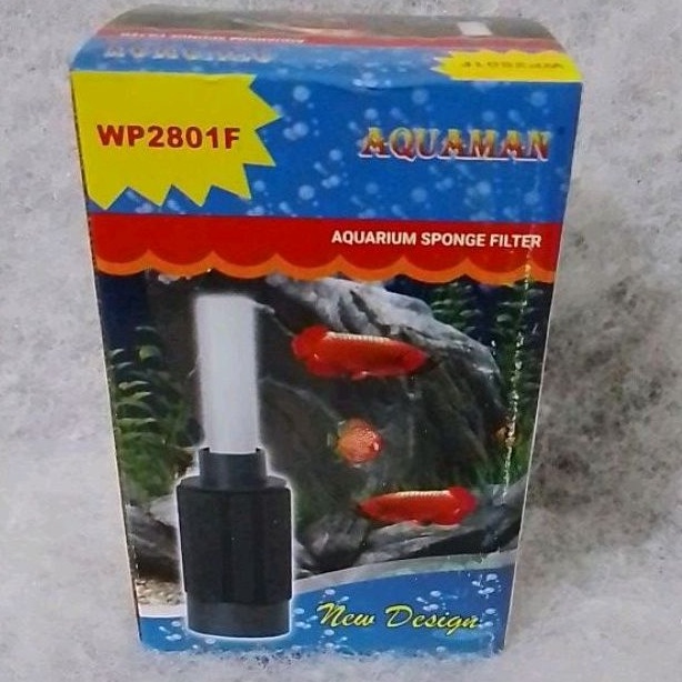 MINI FILTER AQUARIUM AQUAMAN WP2801F BIOFOAM SPONGE FILTER AQUASCAPE AKUARIUM WATER PUMP