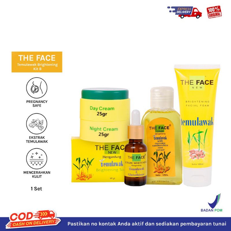 RG - BPOM ORIGINAL PAKET SKINCARE THE FACE TEMULAWAK