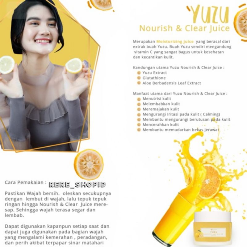 Hydrating Juice Moisturizer Pelembab Kulit Mengurangi Iritasi Kulit – Isi 30 gram