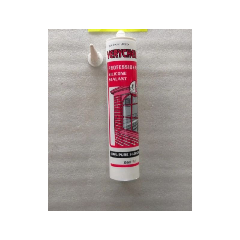 

Lem sealent Tembak warna putih clear hitam 300 ML verychem