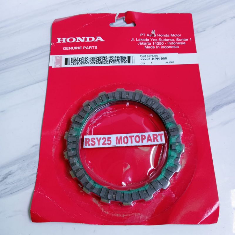 Plat kopling/Kampas Kopling kharisma Supra X 125,Supra X 125 Fi KPH