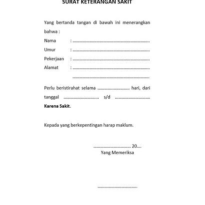 

[F-36 ♫♪] Blangko Buku Surat Keterangan Sakit 1 Ply-pasti dikirim