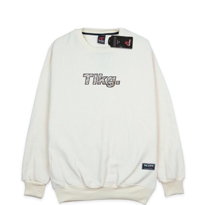 Sweater Crewneck Distro Krem Switer Oblong Light Cream Terbaru