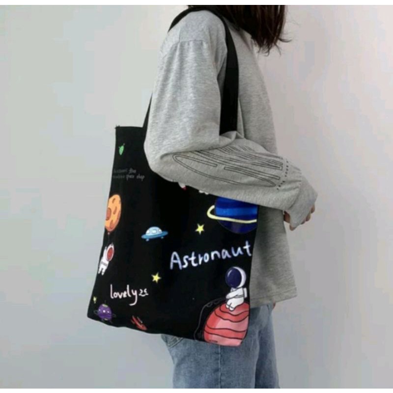 Totebag Wanita Pria Remaja Tote Bag Korean Style