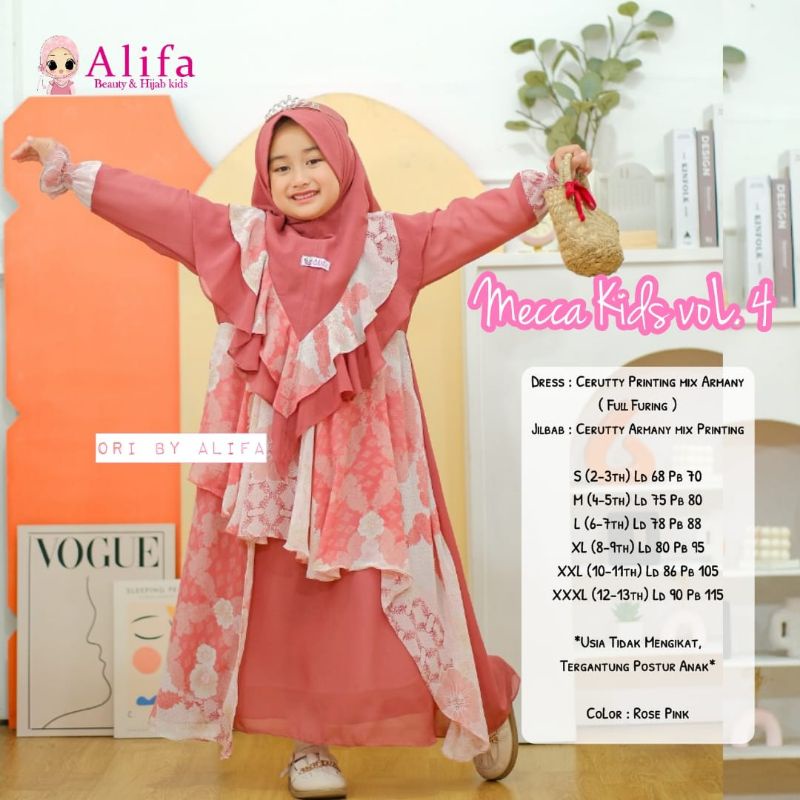 NEW MECCA KIDS , GAMIS SET KHIMAR
