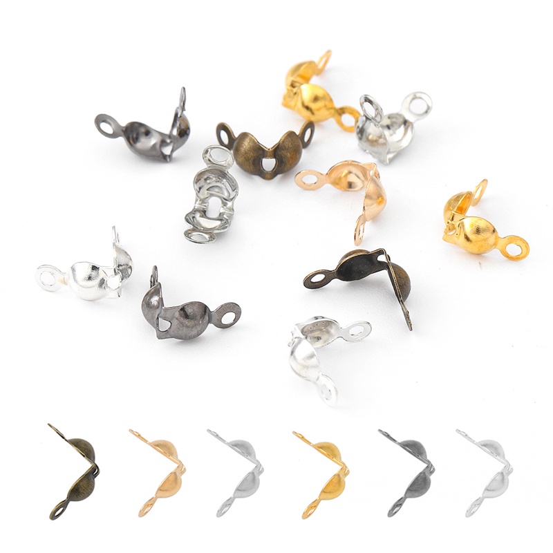 80pc Lobster Clasp Jump Rings Konektor Clasp Crimp End Untuk Gelang Kalung Rantai DIY Membuat Perhiasan Temuan Set Aksesoris