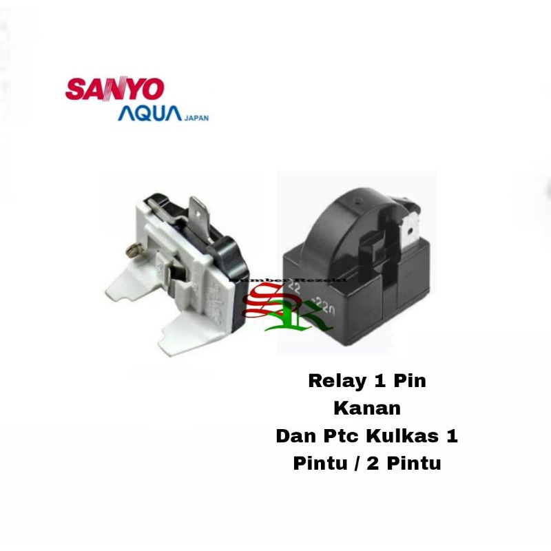 Jual Relay Pin Kanan Ptc Overload Kulkas Sanyo Aqua Pintu