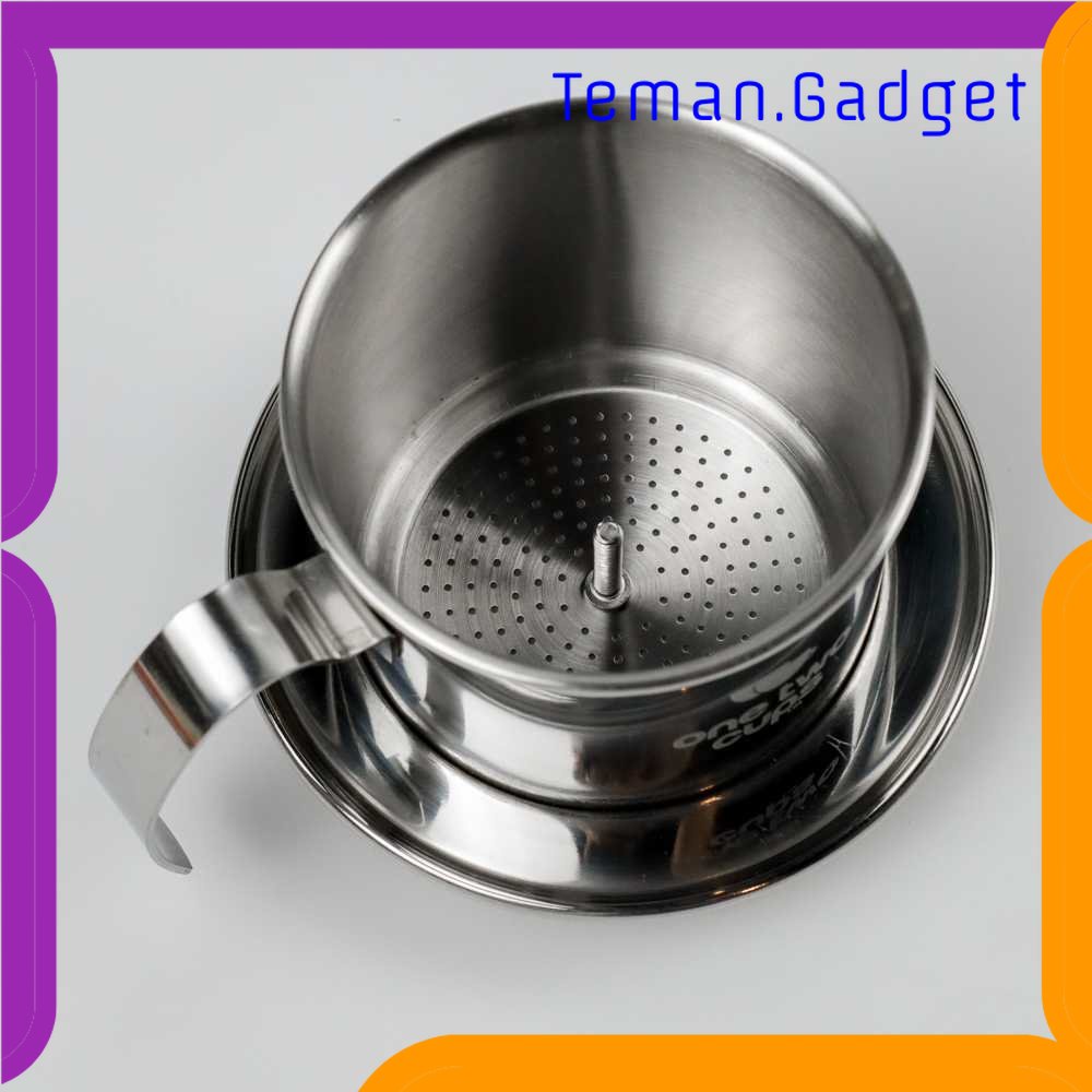 TG - DPR One Two Cups Filter Saring Kopi Vietnamese Coffee Pot Stainless - LC2