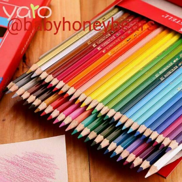 

Miliki Pensil Warna Water Colour 48 Warna Faber Castell Free Kuas & Serutan ~