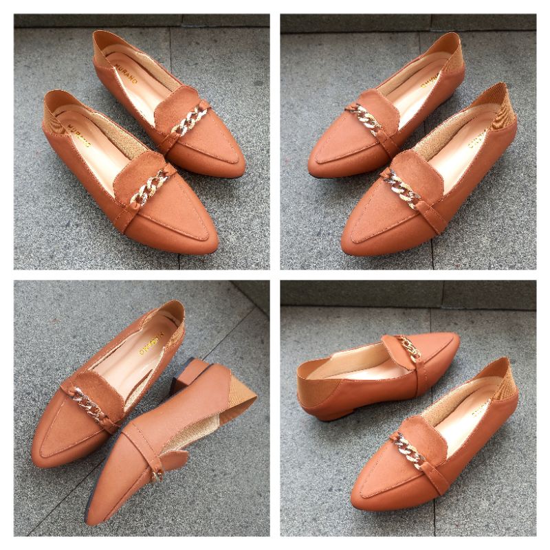 Flat Shoes Murano Byanca Series Sepatu Big Size Jumbo 41-46