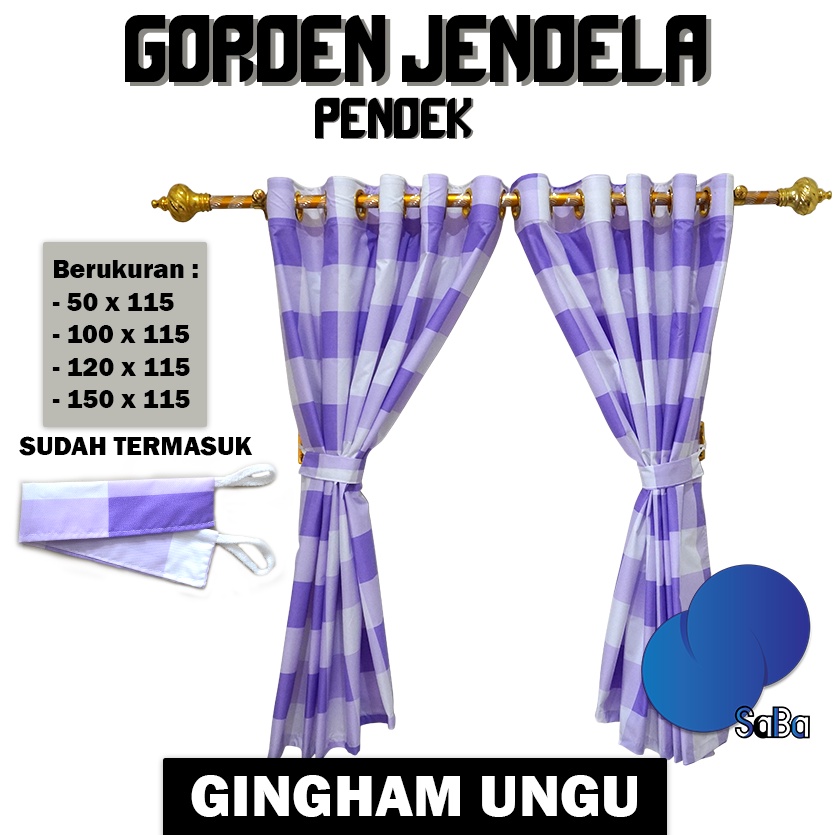 GT100 - GORDEN JENDELA VENTILASI MINIMALIS 10 RING EMBOSH DAN AESTHETIC TERLARIS L NON HOOK