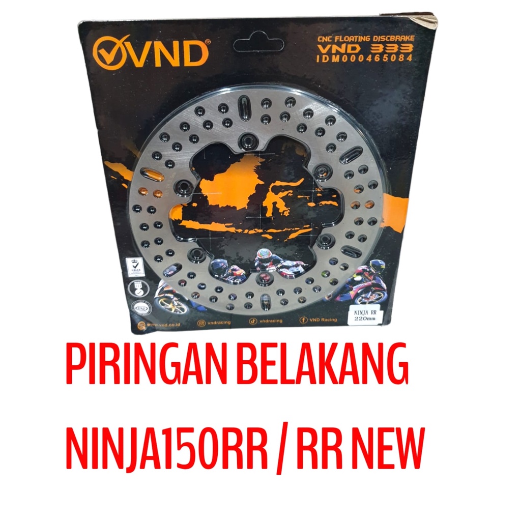 Piringan Disc belakang VND ninja 150rr