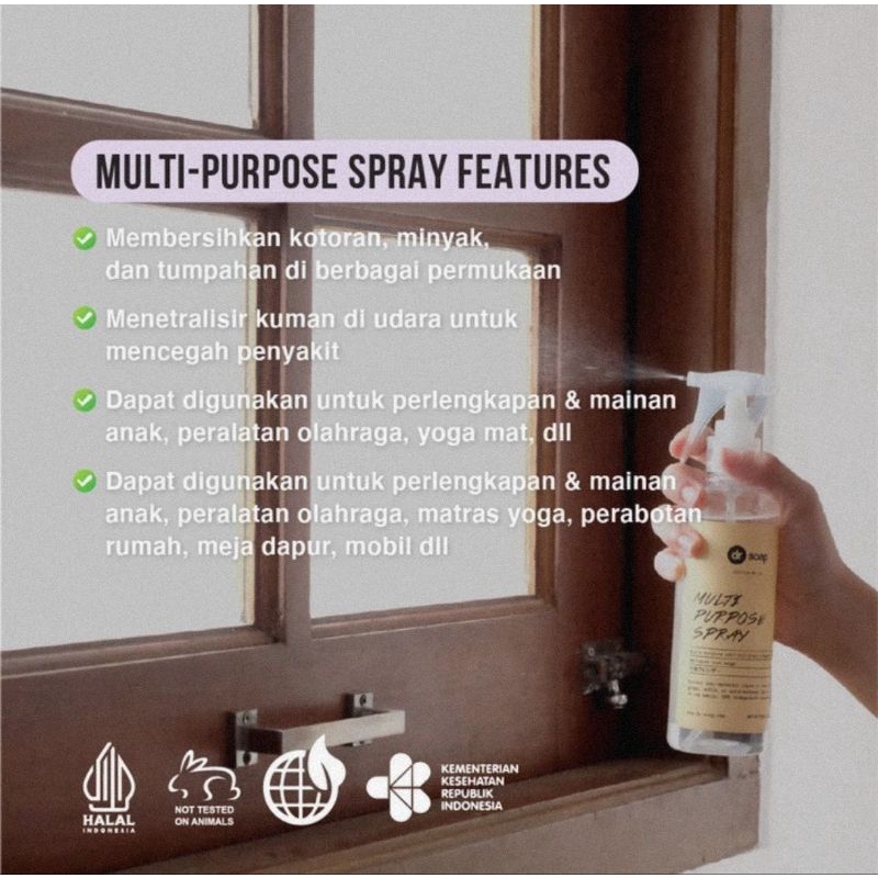 dr soap Multi-purpose Spray 230 ml - Pembersih Serbaguna