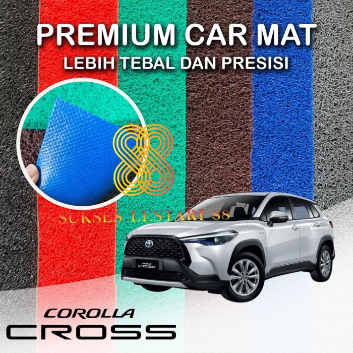 Karpet Mobil Premium TOYOTA COROLLA CROSS Mie Bihun 1 Warna