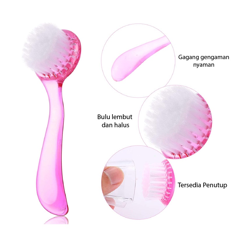 MSY SIKAT KAKI/PEDICURE / MANICURE/PENGHALUS/PEMBERSIH KUTIKULA/SIKAT KUKU TANGAN/NAIL BRUSH / NAILART