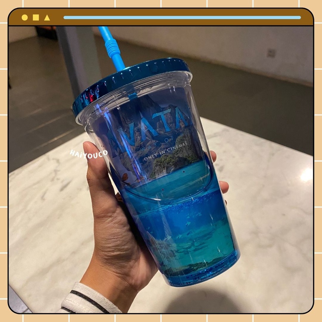 OFFICIAL Exclusive Tumbler Avatar The Way Of Water 2022 CGV / Collectible Ticket Avatar The Way Of W