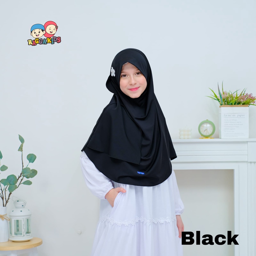 Zaara Hijab Raggakids size XL Jilbab remaja - Jilbab sekolah