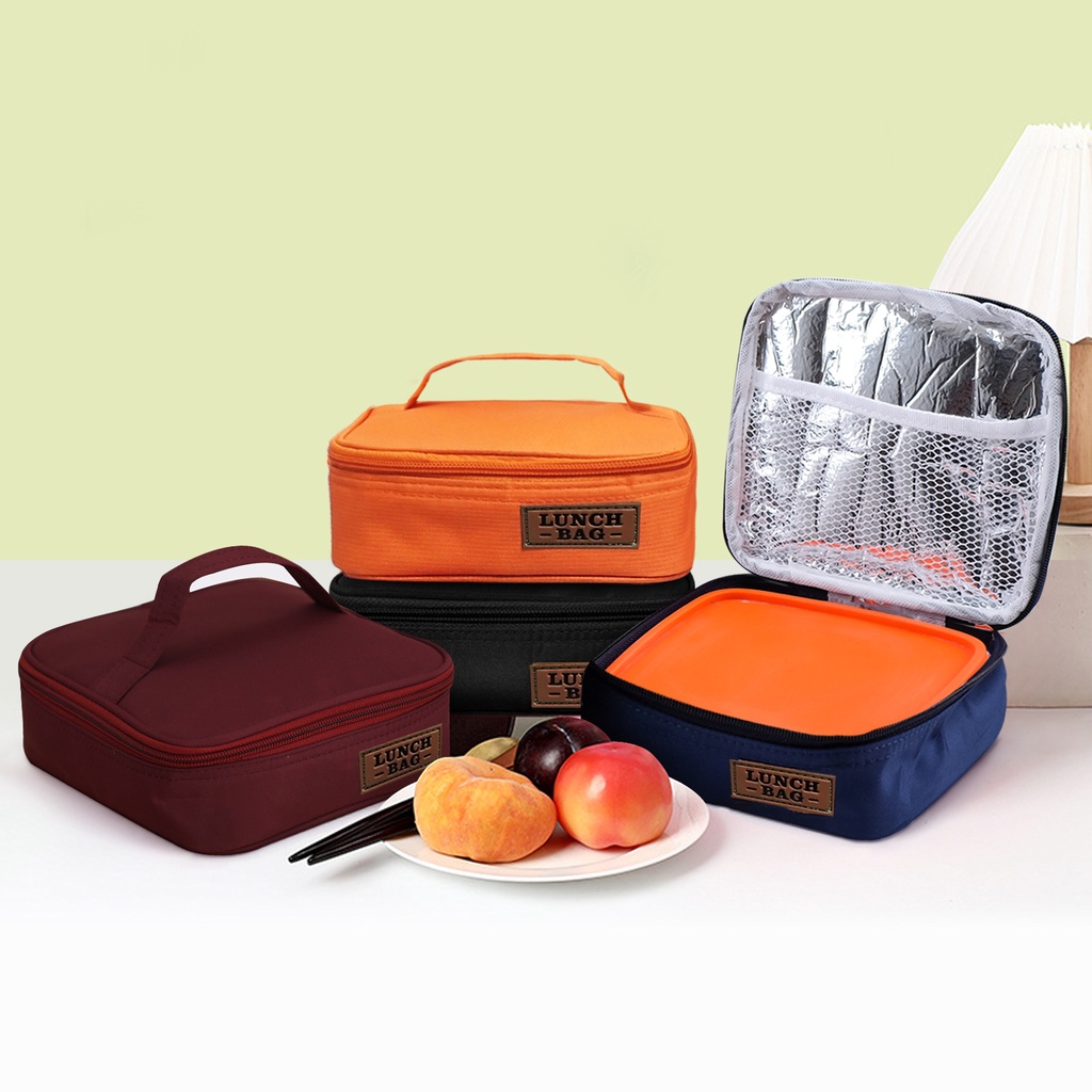 Tas Bekal Makanan Lunch bag Lolly Cooler bag Murah Lunch box set Tempat Makanan lapis aluminium foil