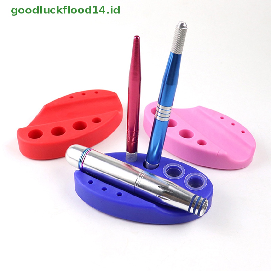 [GOOGFOUR] 1pc Pigment Silicone Tattoo Pen Holder Tinta Cup Pot Stand Rak Alat Makeup [TOP]