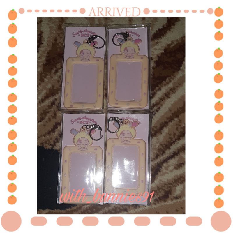 Ready Stock Photocard holder keyring set NCT X SANRIO Jaemin dan Photocard Haechan (cahol)