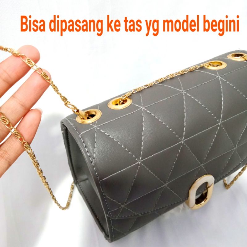 TALI TAS RANTAI KECIL ELLEGANT STRAP TAS DOMPET WANITA MURAH - KatteLautents