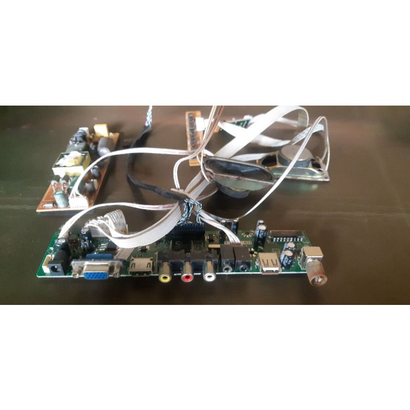 Mainboard psu mobo power suply tv ikedo 17 inc