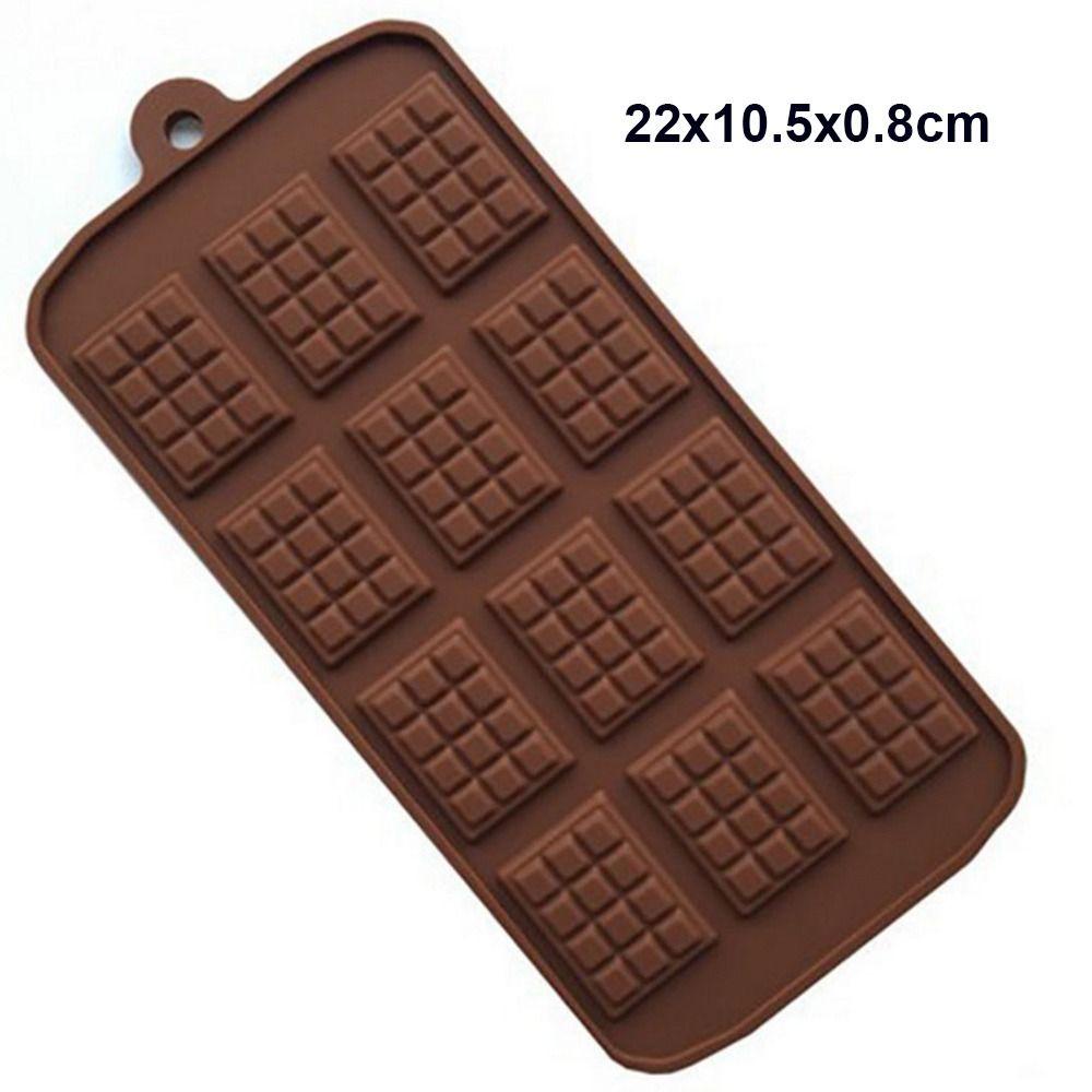 Solighter 2Pcs Cetakan Coklat Dekorasi Dapur Cookie Mould Candy Mold Food Grade