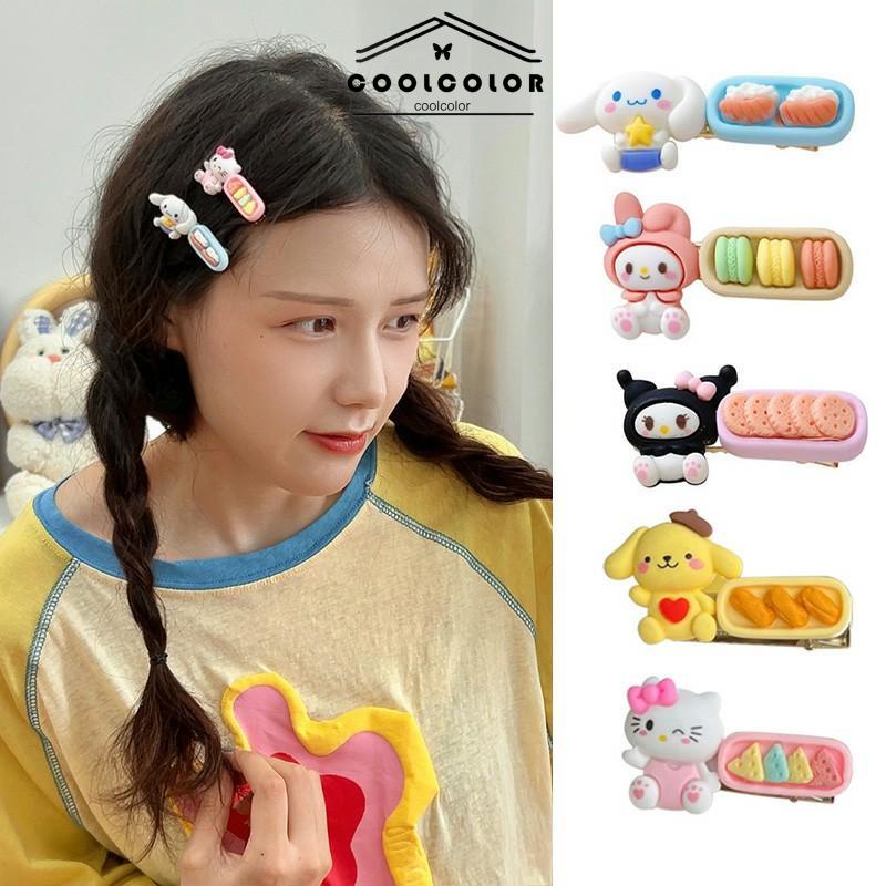 COD❤️Jepit Rambut Mini Kartun Lucu Sanrio Klip Poni Untuk Wanita- cl