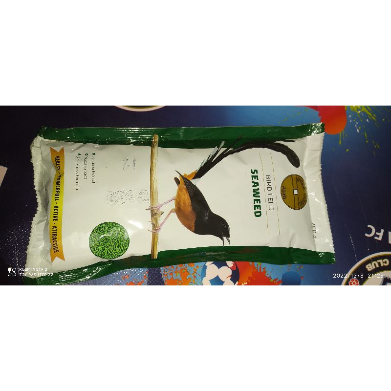 GOLD COIN HIJAU, PAKAN BURUNG GOLD COIN