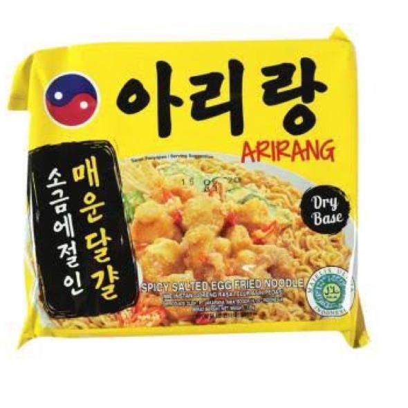 

7.7 BRANDS FESTIVAL Mie Arirang Mie Instan Noodle Instant HALAL Spicy Salted Egg Fried Noodle Spicy Kimchi Noodle Soup