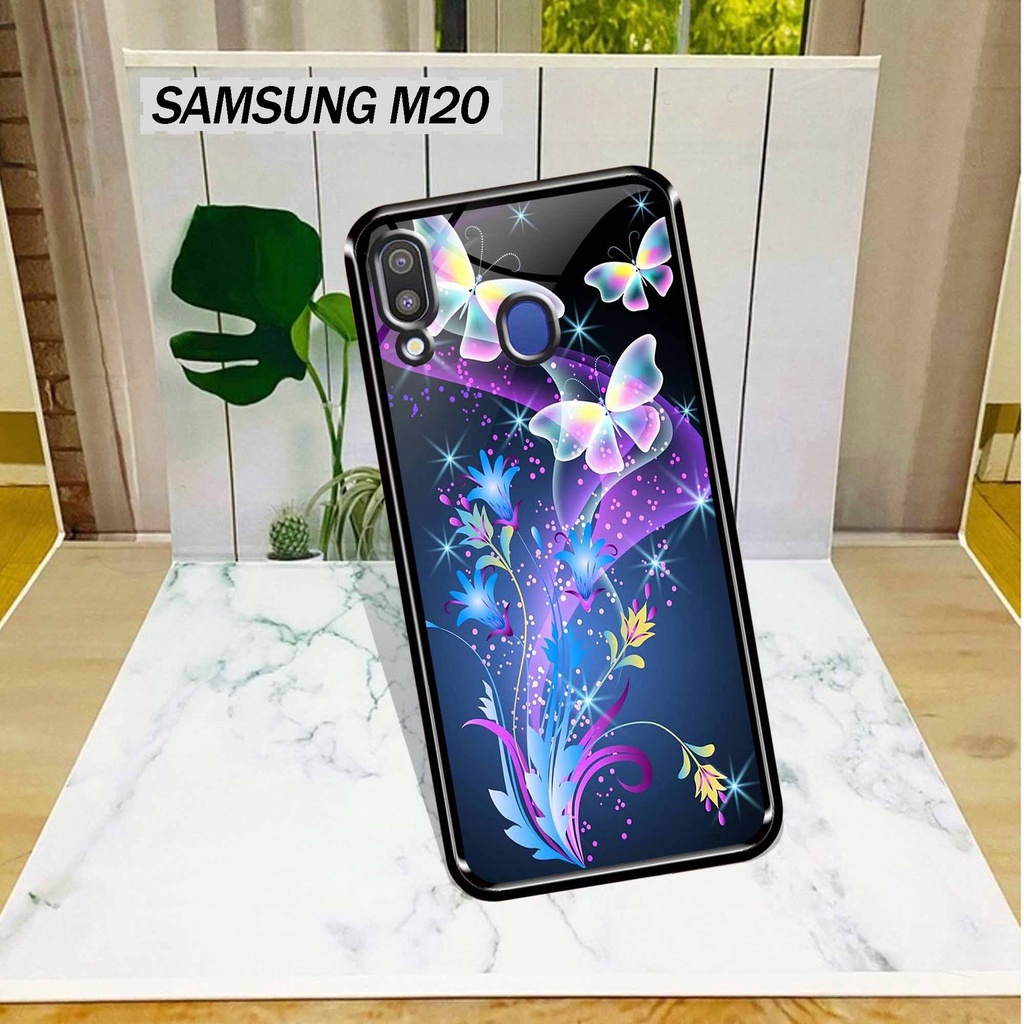 Case Hp Samsung M20 - Case Samsung M20 Terbaru Sukses Case - Case Kaca M20 - Soft Case Samsung M20 - Sofkes Hp - Sarung Hp - Samsung M20 - Case Keren - Case Mewah - Case Kilau - Hard Case Samsung - [ SM-11 ] -