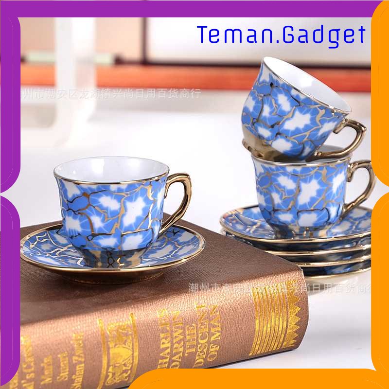 TG - DPR SUNFILI Cangkir Keramik Set 6 in 1 European Style - B151