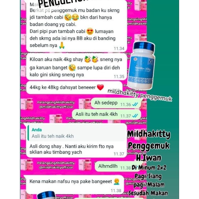 penggemuk mildhakitty