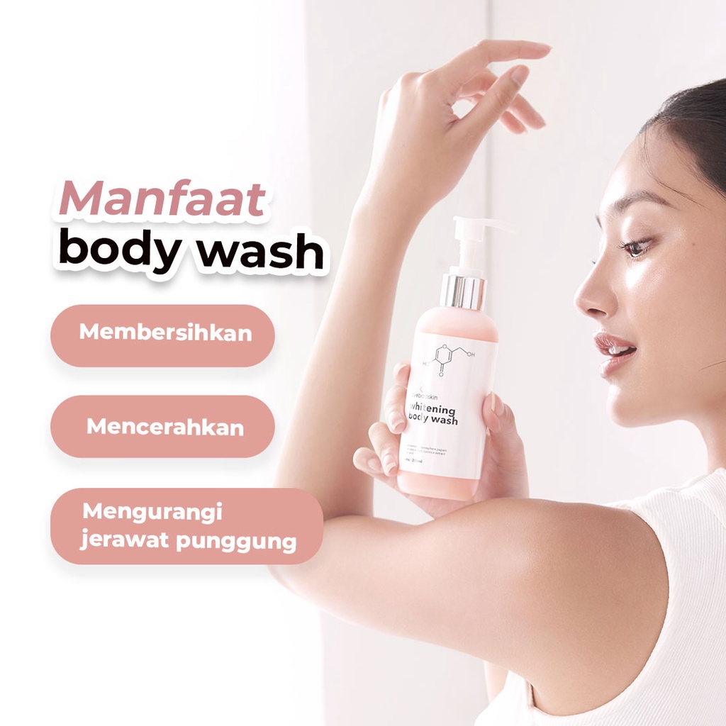 Byebadskin Bundling Hemat Glowtion dan Body Wash