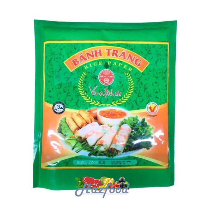 

Banh Trang Kulit Lumpia Rice Paper Squar / Rice Paper Kotak - 400 Gram