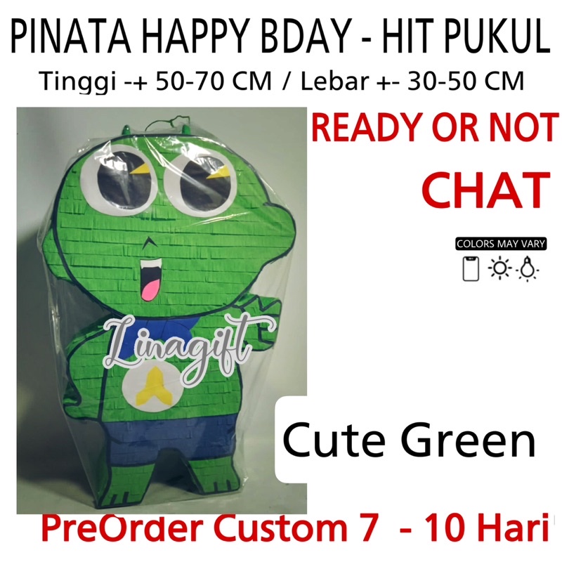 PINATA ULANG TAHUN (KHUSUS PO 7-10 HARI) BIRTHDAY/ BDAY/ CUSTOM/ PREORDER/ GOJEK ONLY