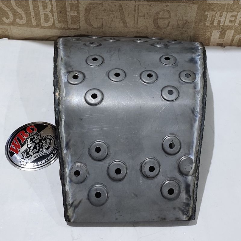 Skid Plate Pelindung Mesin CB GL TIGER Trail Scorpio Megapro Skidplate