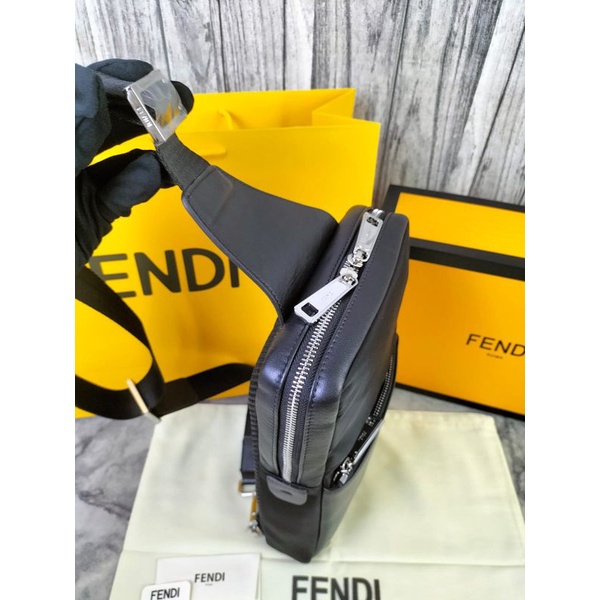 tas selempang waistbag F3ND1 monster eyes import waist bag pria tas selempang impor