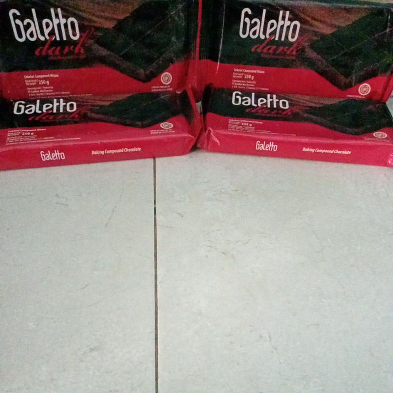 

Galetto dark choco/white 250g