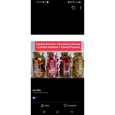 

coklat aneka kacang