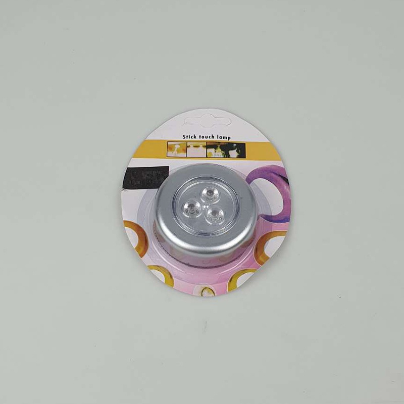 Stick and Click Touch LED Lamp 3 LED - LL003 - Silver