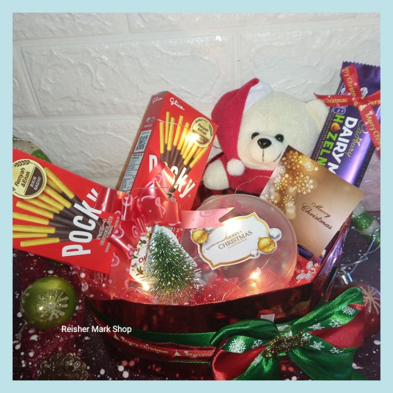 

Hampers Natal Heart Box - Christmas Hampers Kado Gift Hadiah Natal