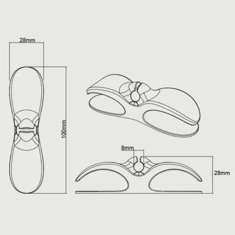 Penggulung Kabel Listrik Colokan Tempelan Klip Organizer Kabel  Power