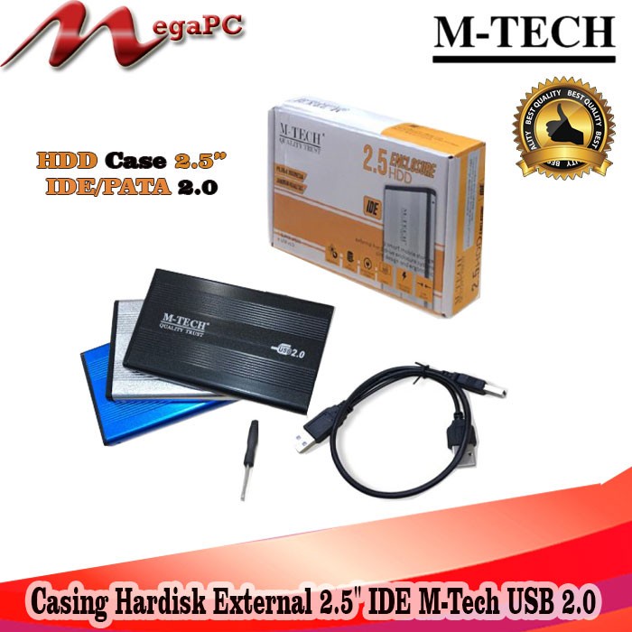 CASE External Hardisk 2.5inch IDE atau ATA atau PATA M Tech USB 2.0