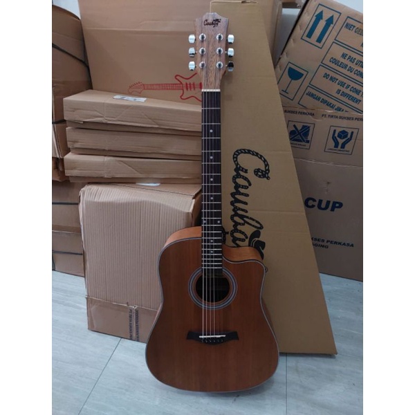 TERLARIS!!! Gitar ORIGINAL COWBOY GWC 240 Akustik Elektrik Free packing kayu