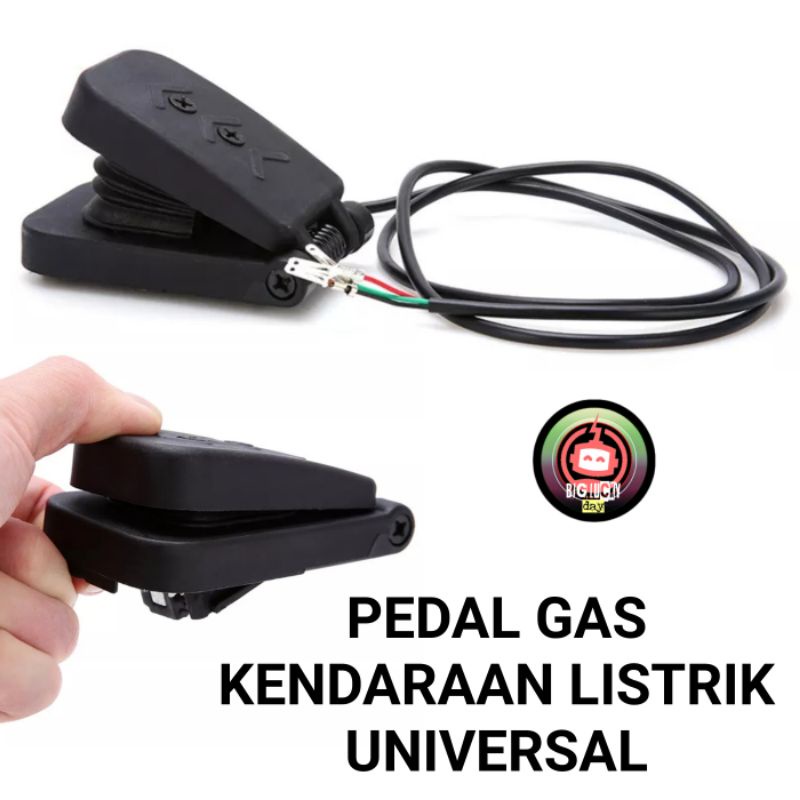 PEDAL GAS ELEKTRIK UNIVERSAL KENDARAAN LISTRIK  12V 24V 36V 48V 60V 72V MOBIL MOBILAN LISTRIK SEPEDA
