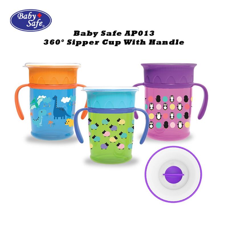 BABY SAFE  SIPPER CUP 360°| GELAS MINUM ANTI TUMPAH
