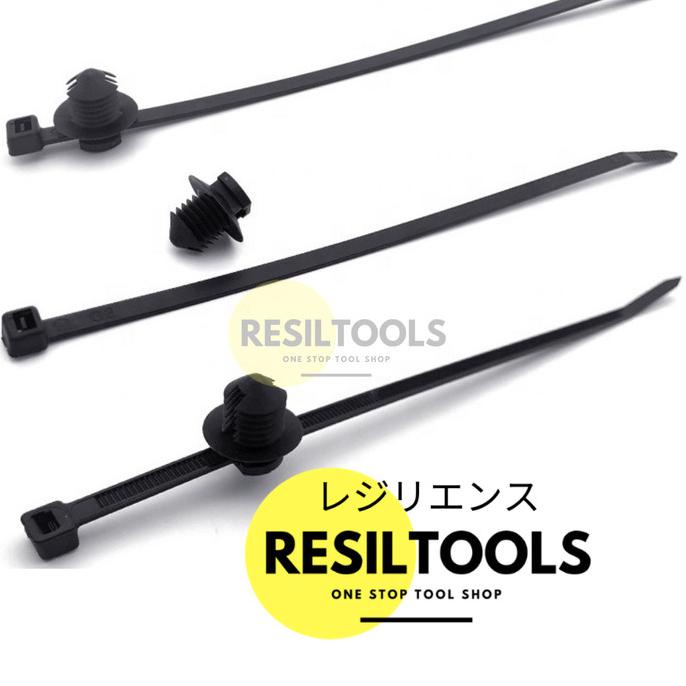 

Perpack Cable Ties Push Mount 4.6 x 200 mm Kabel Tis Baut Nylon