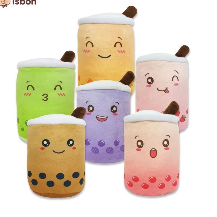 ㅊ Boneka boba jumbo galon minuman milk tea brown sugar viral tiktok untuk kado pacar dan mainan bone